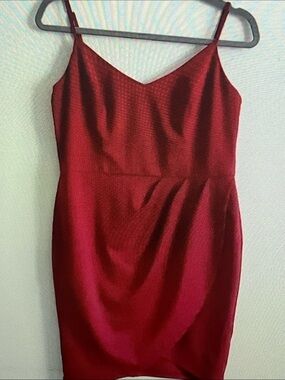 Grace Karin Red Spaghetti Strap Sheath Dress